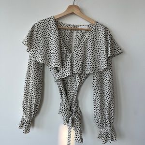 Top shop heart blouse